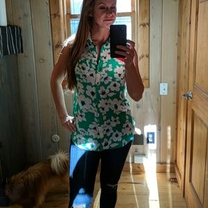 Merona Sleeveless Button Up